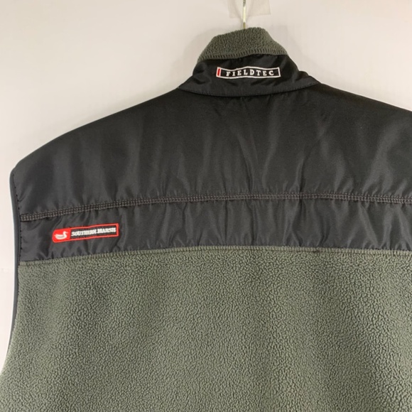 Men’s Southern Marsh FieldTec, green/black fleece zip up vest Hunting/Hiking - Picture 5 of 9